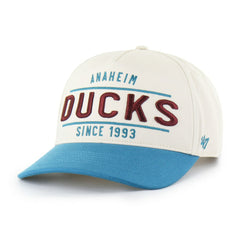 NHL Anaheim Ducks '47 Expansion Debut Two-Tone Hitch Adjustable Hat - Cream/Teal