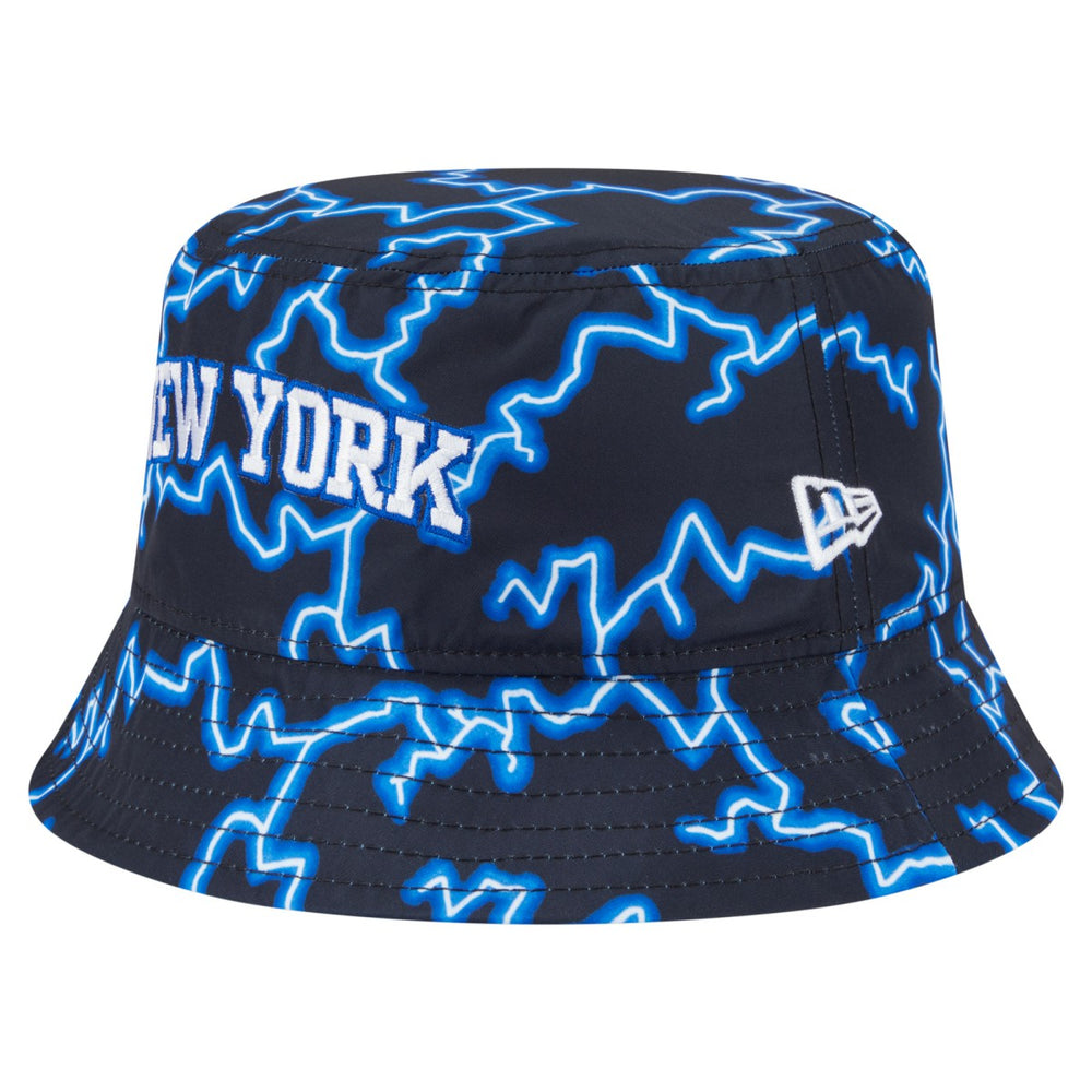 New York Knicks Summer Sun and Storm Reversible Bucket Hat Black/Light Blue