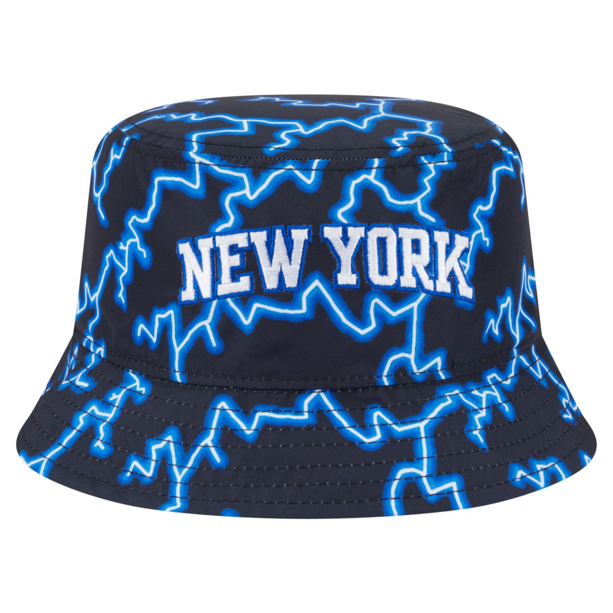 New York Knicks Summer Sun and Storm Reversible Bucket Hat Black/Light Blue