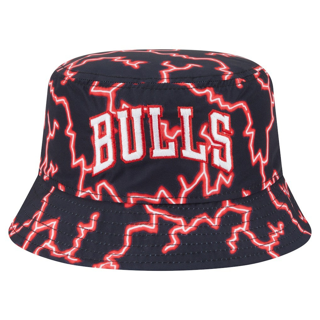 Chicago Bulls Summer Sun and Storm Reversible Bucket Hat Black/Light Blue