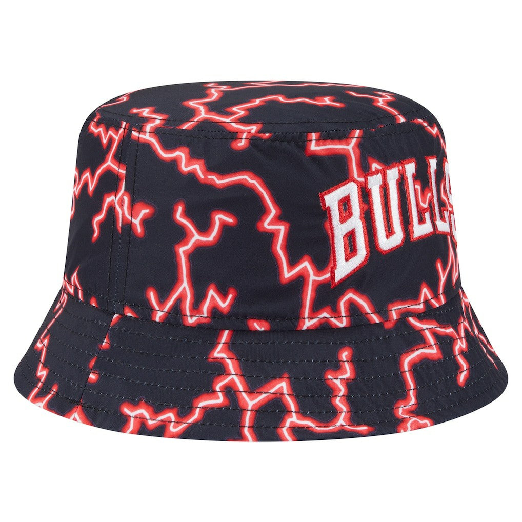 Chicago Bulls Summer Sun and Storm Reversible Bucket Hat Black/Light Blue