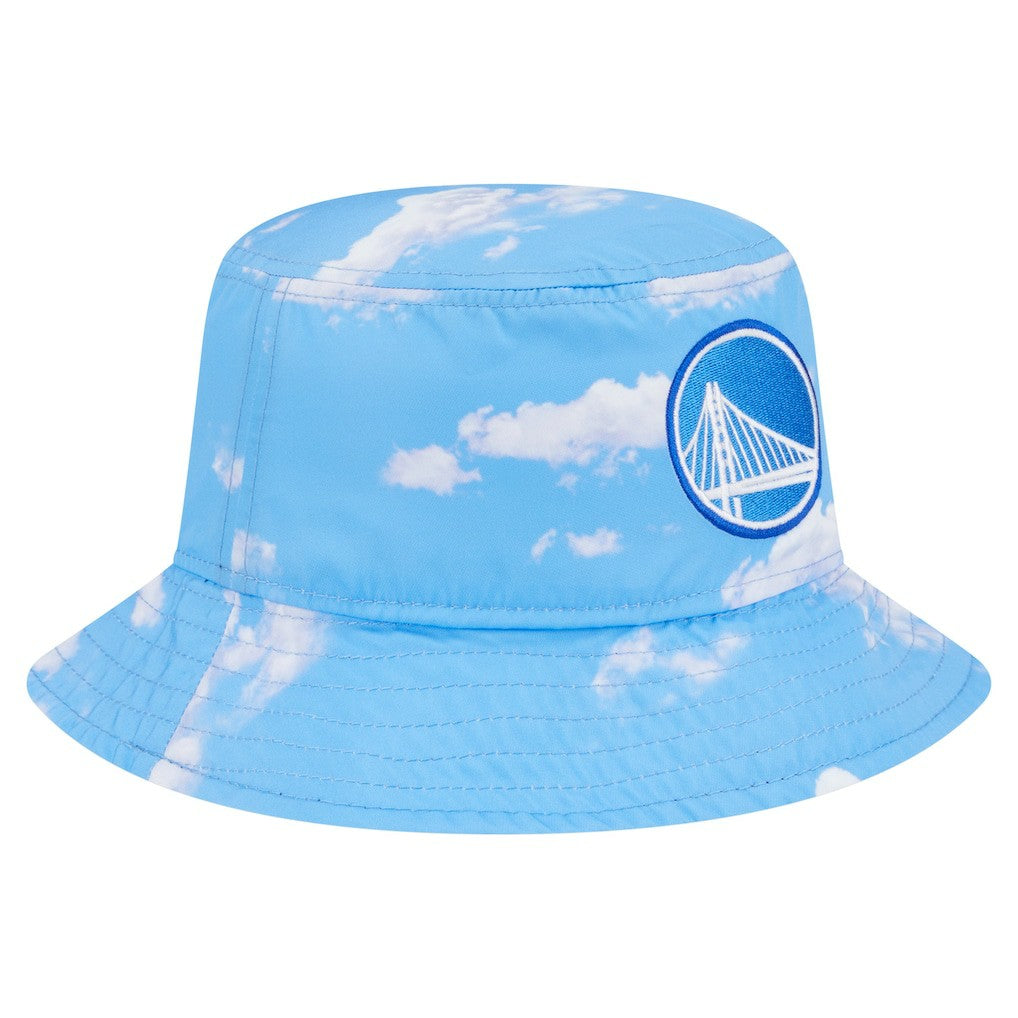 Golden State Warriors Summer Sun and Storm Reversible Bucket Hat Black/Light Blue