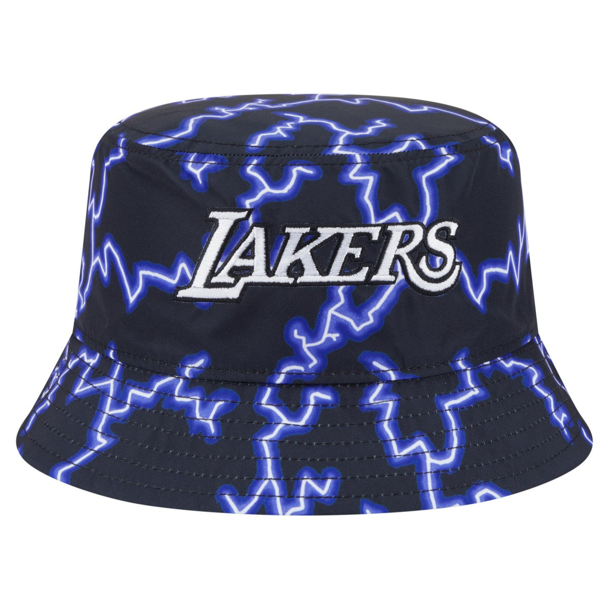 Los Angeles Lakers Summer Sun and Storm Reversible Bucket Hat Black/Light Blue