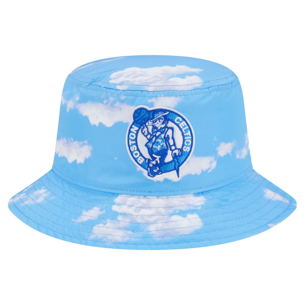Boston Celtics Summer Sun and Storm Reversible Bucket Hat Black/Light Blue