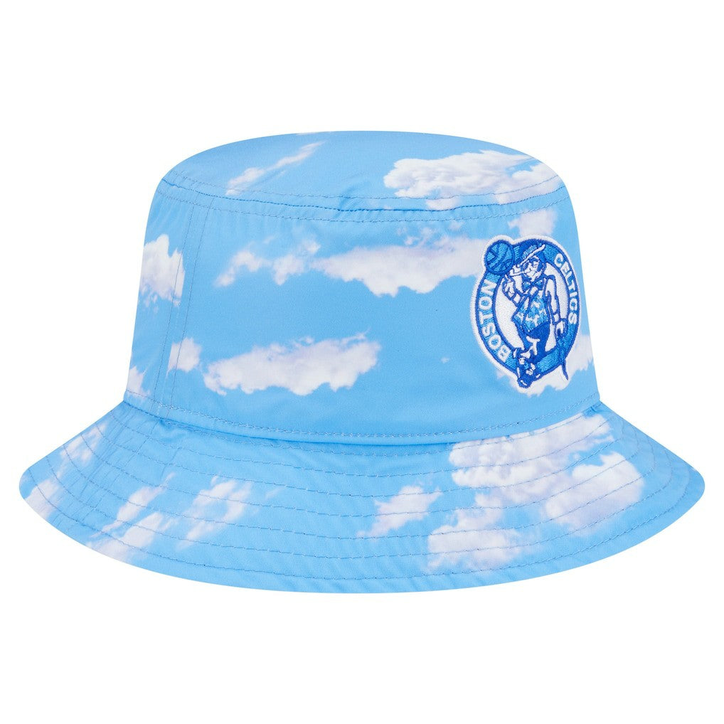 Boston Celtics Summer Sun and Storm Reversible Bucket Hat Black/Light Blue