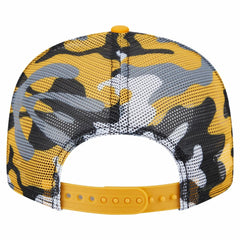 NHL Boston Bruins New Era Camo Meshback 9FIFTY Snapback Hat - Black/Gold