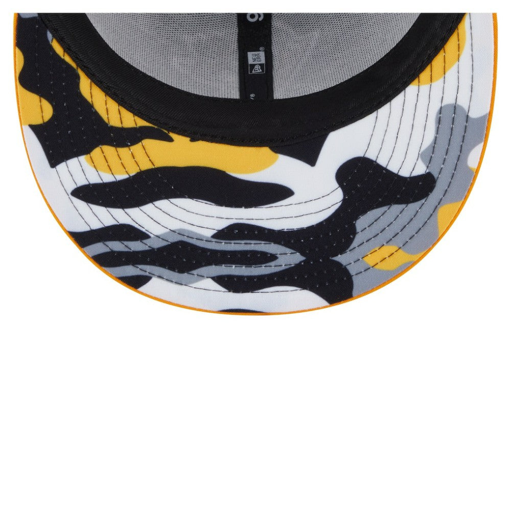 NHL Pittsburgh Penguins New Era Camo Meshback 9FIFTY Snapback Hat - Black/Gold