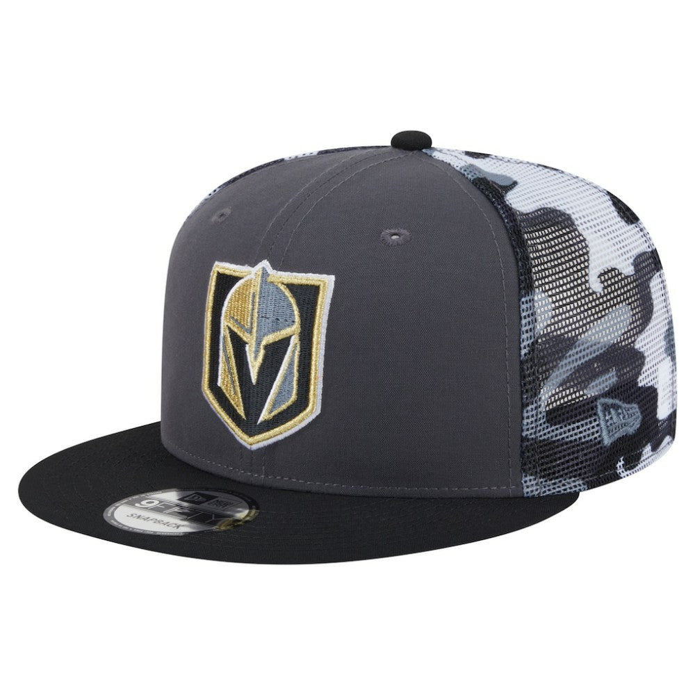 NHL Vegas Golden Knights New Era Camo Meshback 9FIFTY Snapback Hat - Gray/Black
