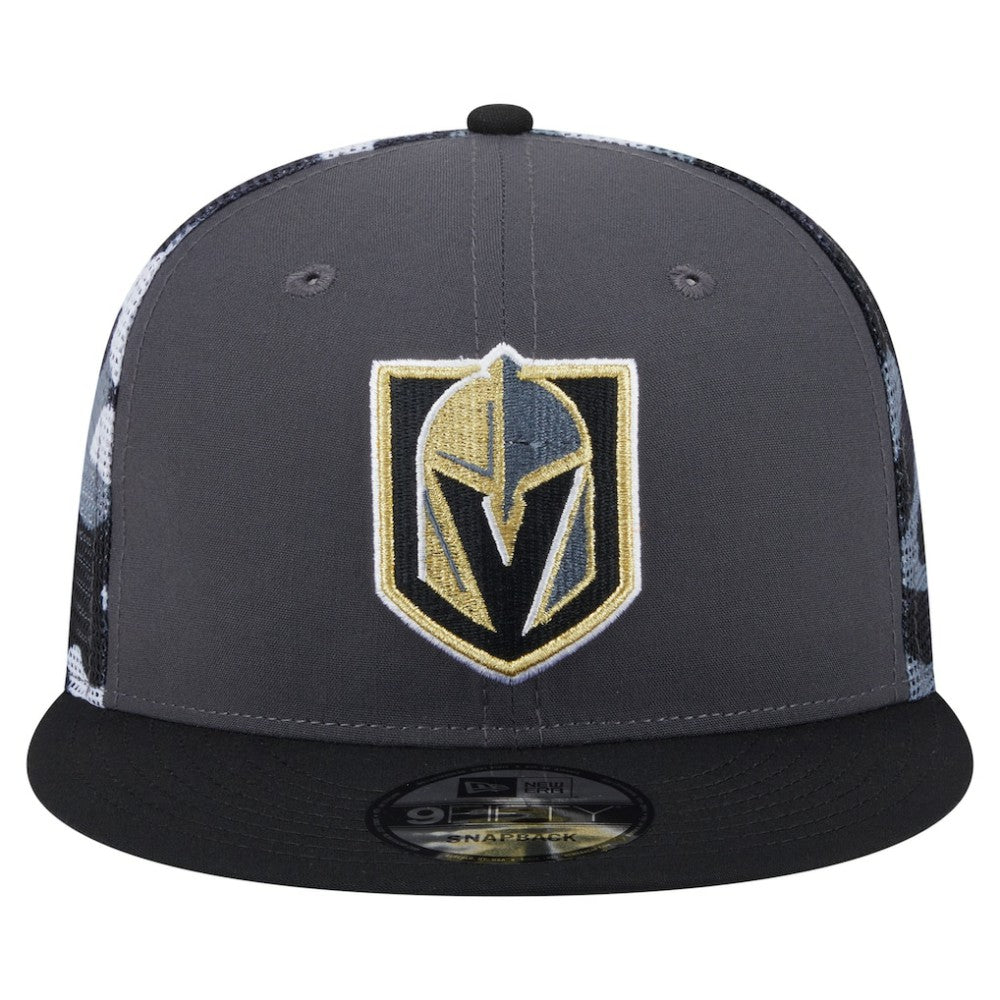 NHL Vegas Golden Knights New Era Camo Meshback 9FIFTY Snapback Hat - Gray/Black