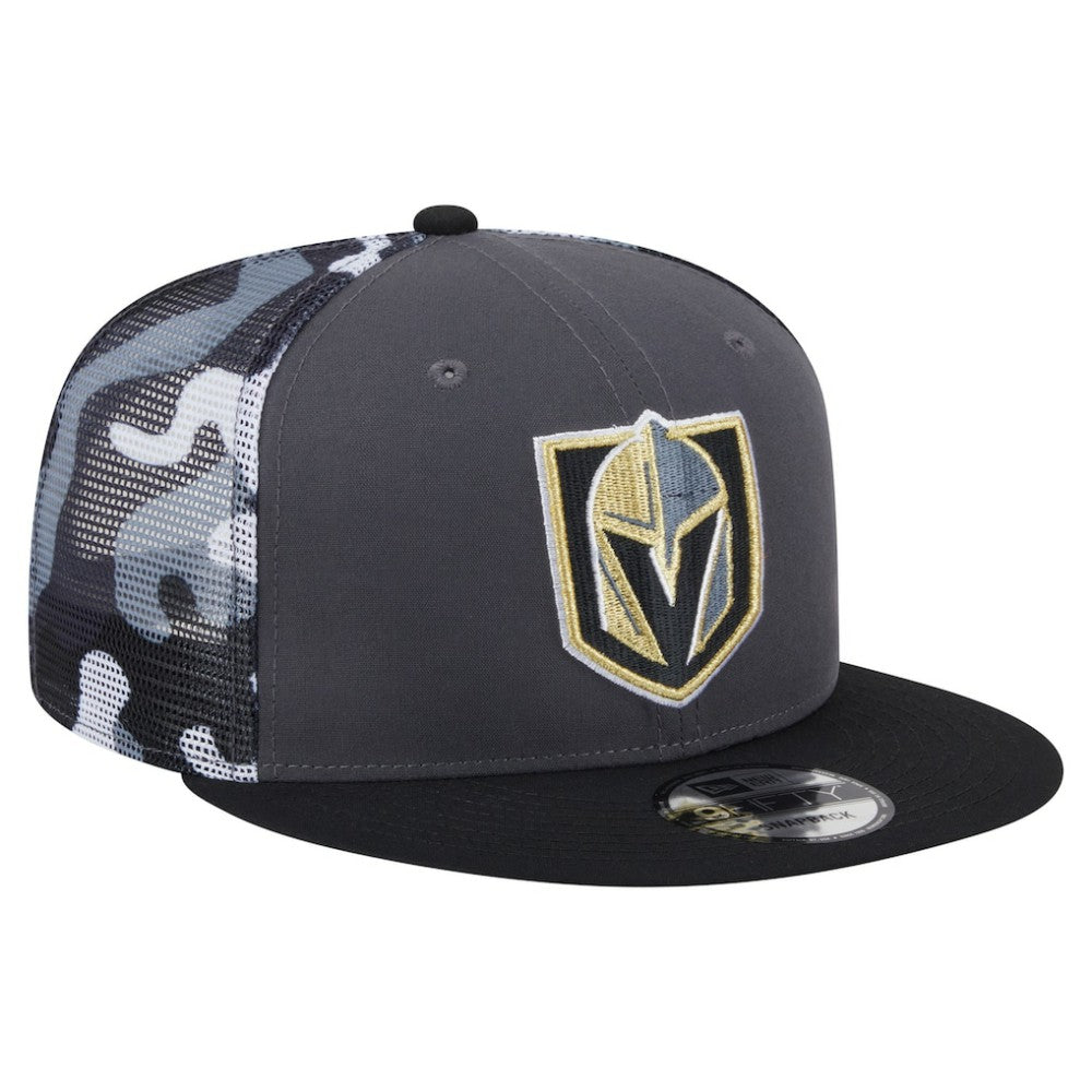 NHL Vegas Golden Knights New Era Camo Meshback 9FIFTY Snapback Hat - Gray/Black