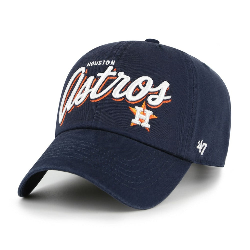 Houston Astros '47 Women's Ariana Clean Up Adjustable Hat - Navy Hats