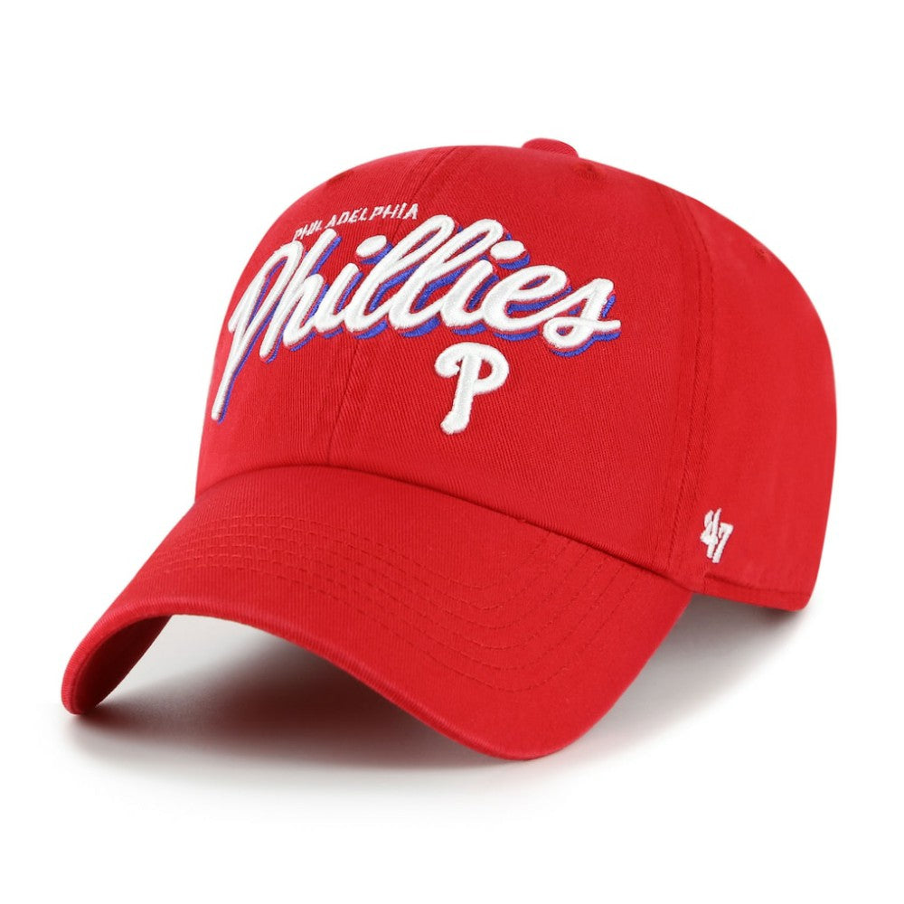 Philadelphia Phillies '47 Women's Ariana Clean Up Adjustable Hat - Red Hats