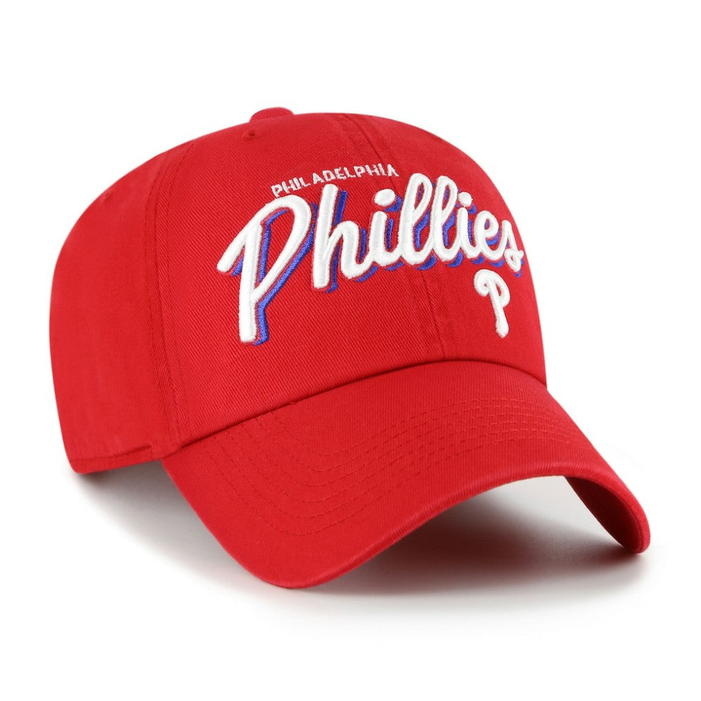 Philadelphia Phillies '47 Women's Ariana Clean Up Adjustable Hat - Red Hats