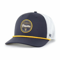 Milwaukee Brewers '47 Fairway Trucker Adjustable Hat - Navy/White Hats