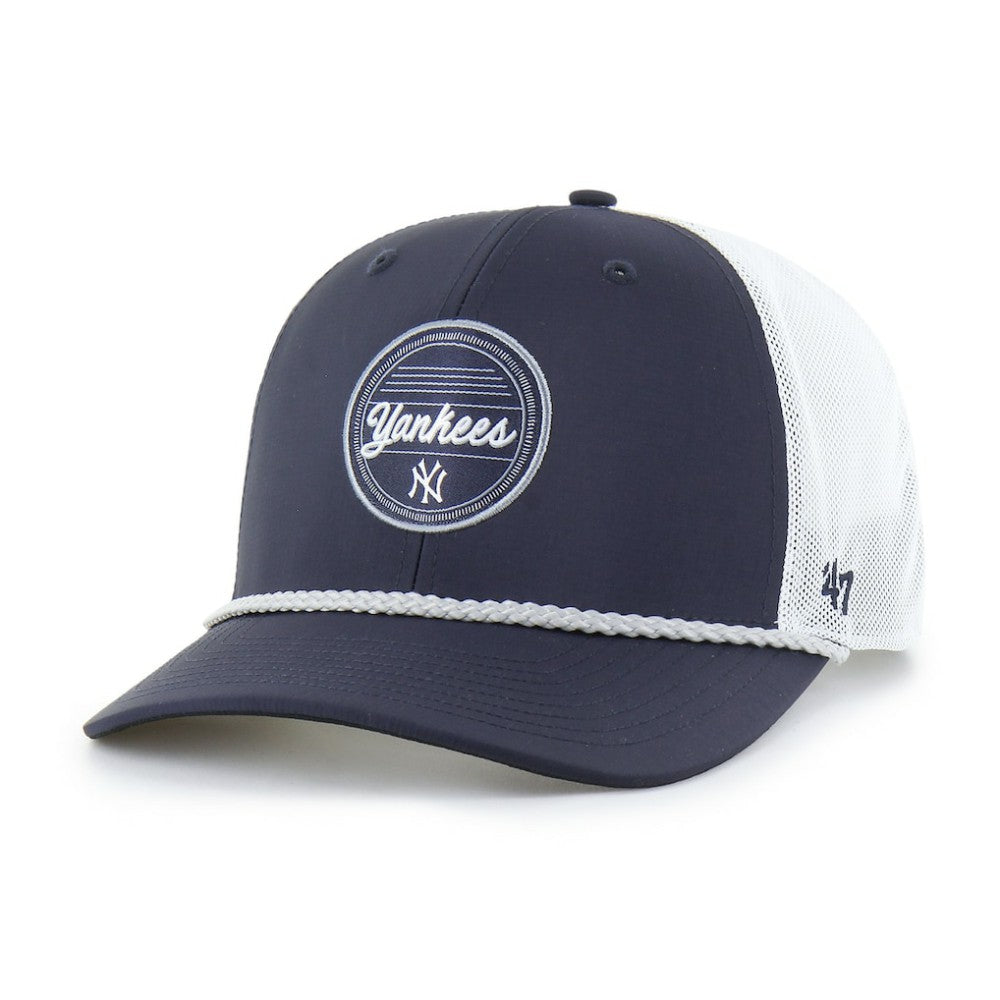 New York Yankees '47 Fairway Trucker Adjustable Hat - Navy/White Hats