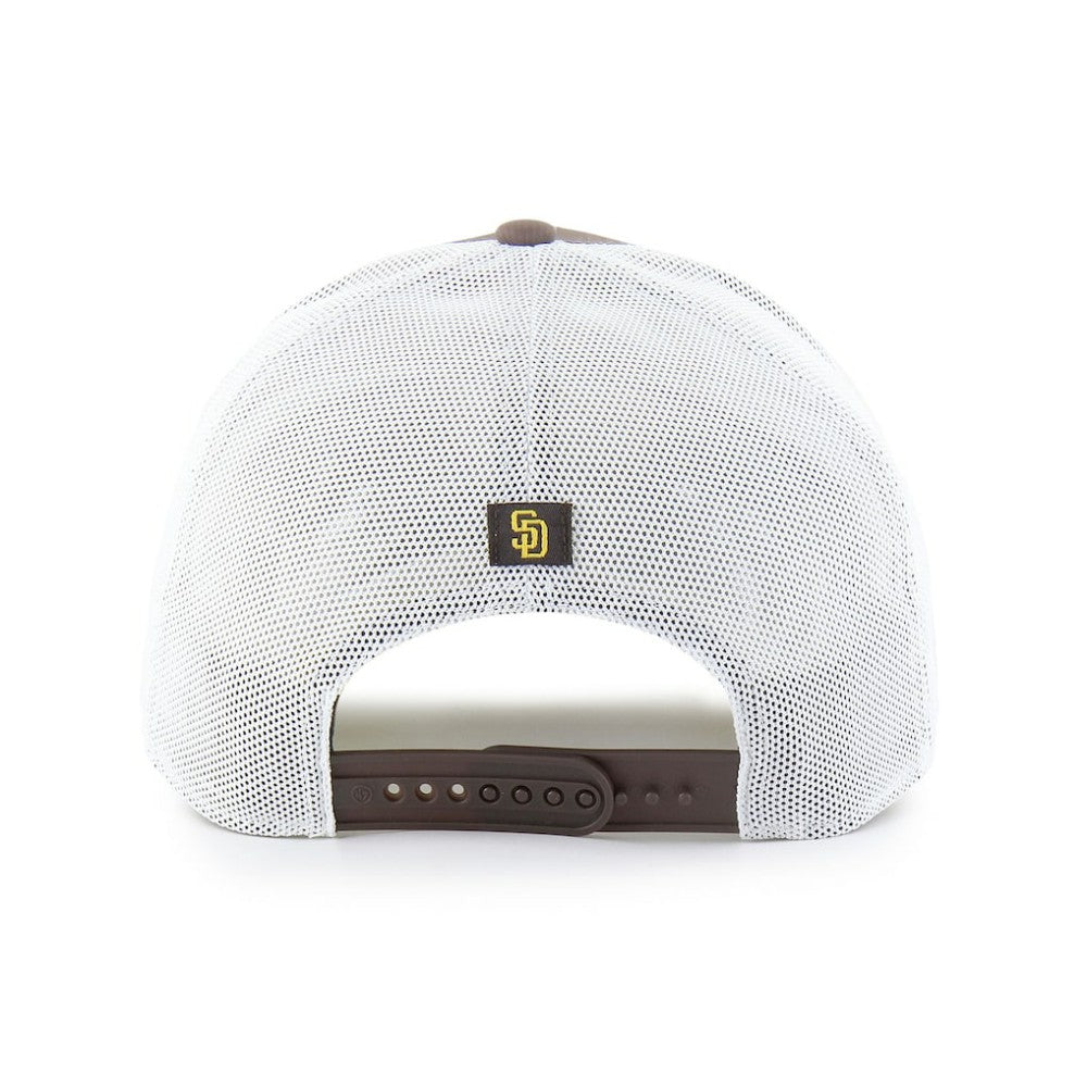 San Diego Padres '47 Fairway Trucker Adjustable Hat - Brown/White Hats