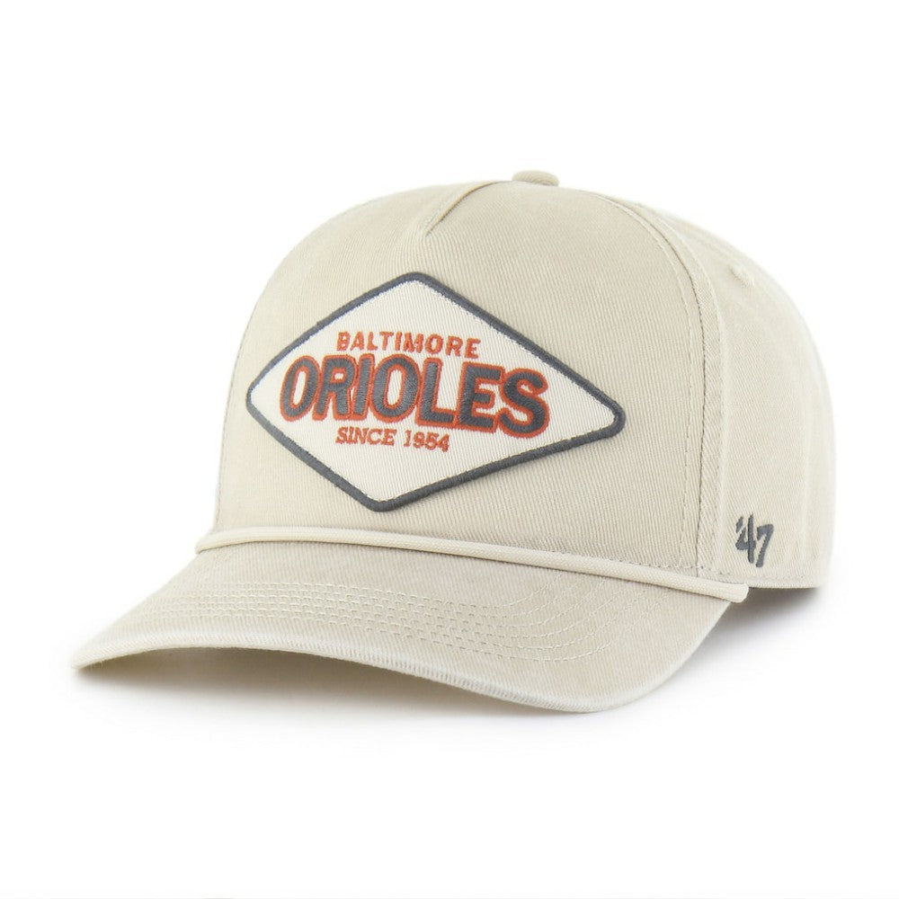 Baltimore Orioles '47 Cairn Hitch Adjustable Hat - Khaki Hats