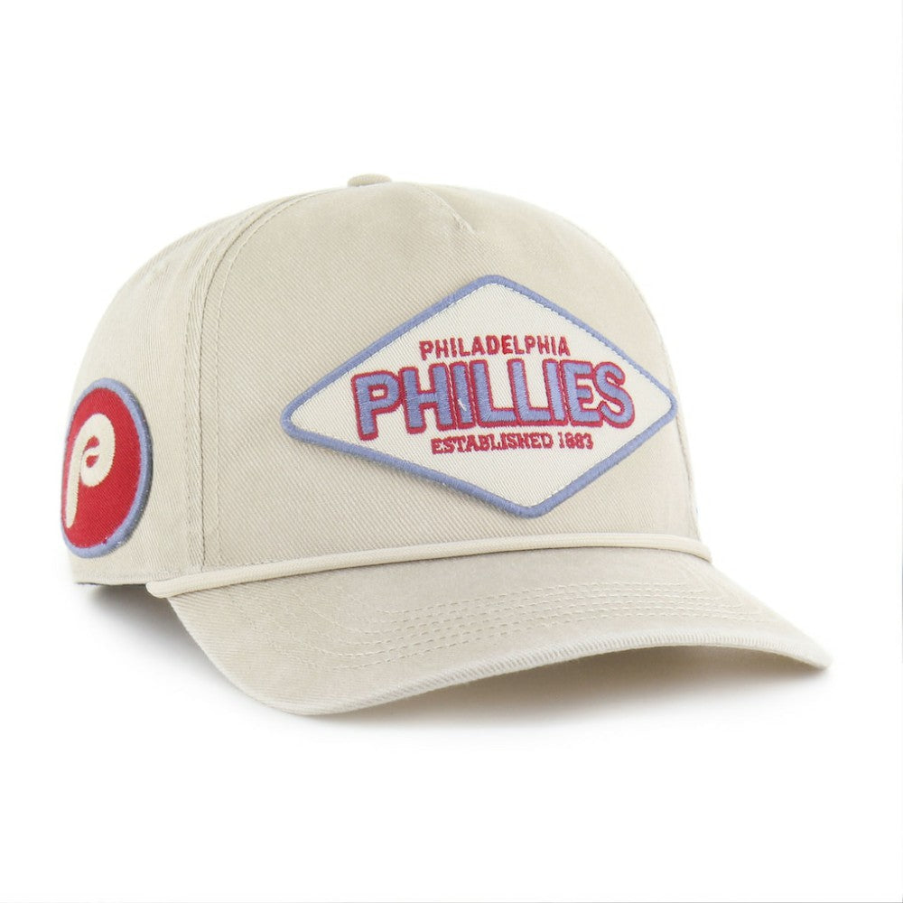 Philadelphia Phillies '47 Cairn Hitch Adjustable Hat - Khaki Hats