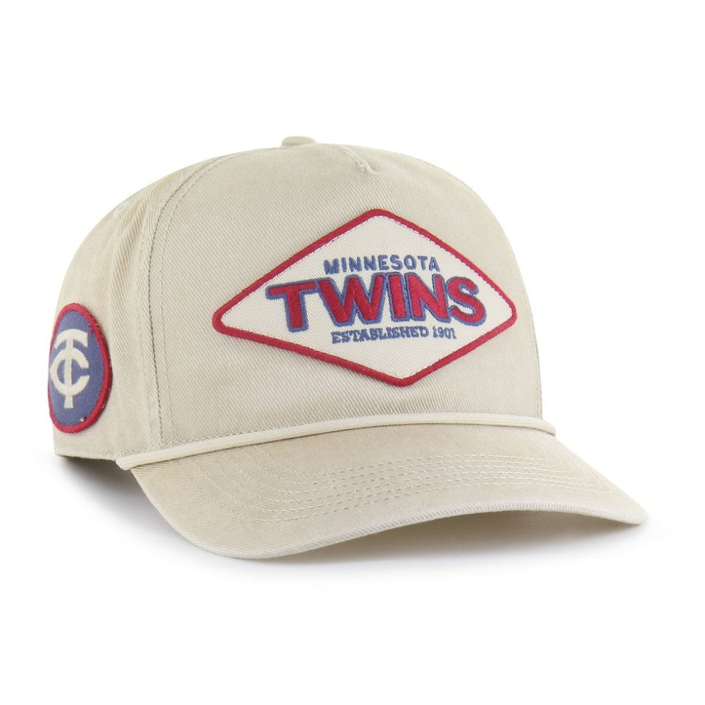 Minnesota Twins '47 Cairn Hitch Adjustable Hat - Khaki Hats
