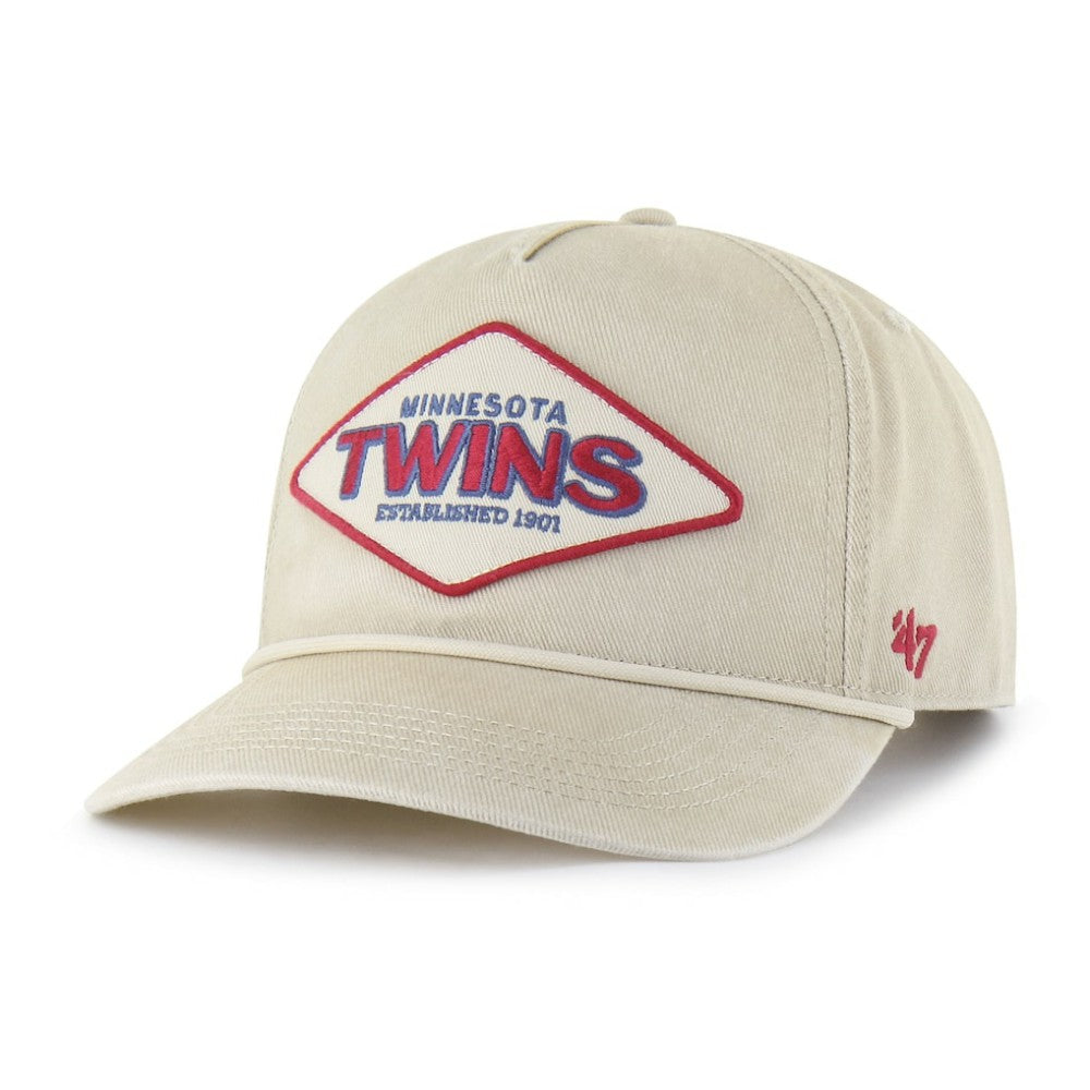 Minnesota Twins '47 Cairn Hitch Adjustable Hat - Khaki Hats