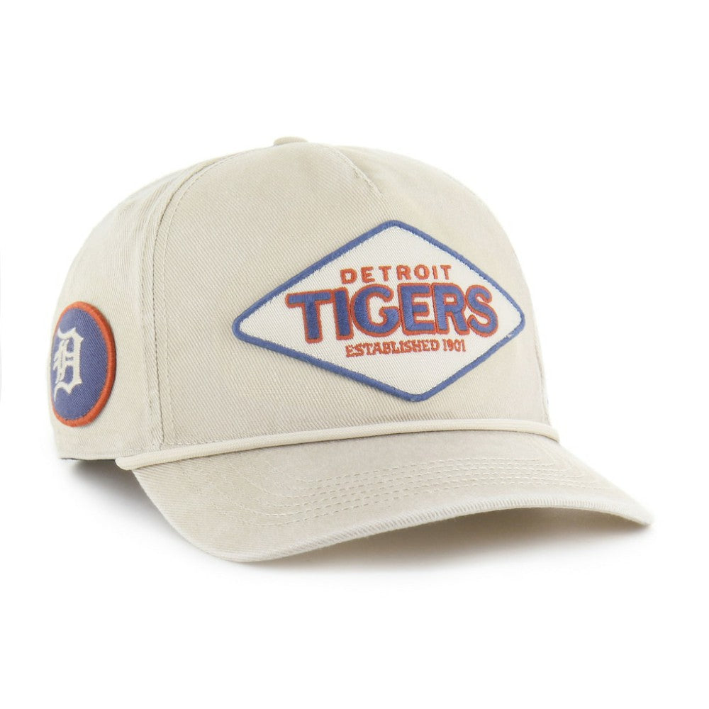 Detroit Tigers '47 Cairn Hitch Adjustable Hat - Khaki Hats