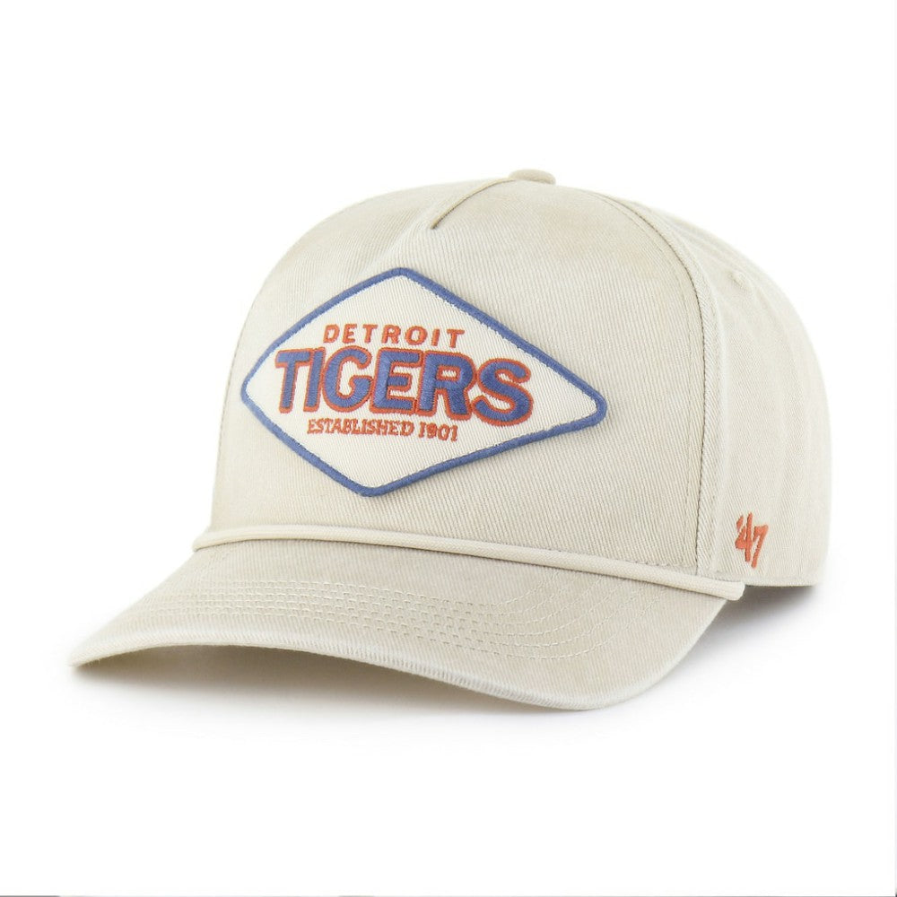 Detroit Tigers '47 Cairn Hitch Adjustable Hat - Khaki Hats