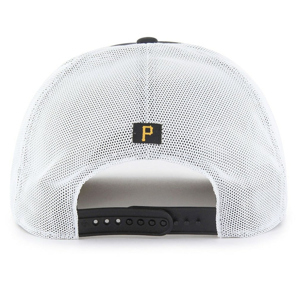 Pittsburgh Pirates '47 Brrr Downburst Mesh Hitch Adjustable Hat - Black Hats