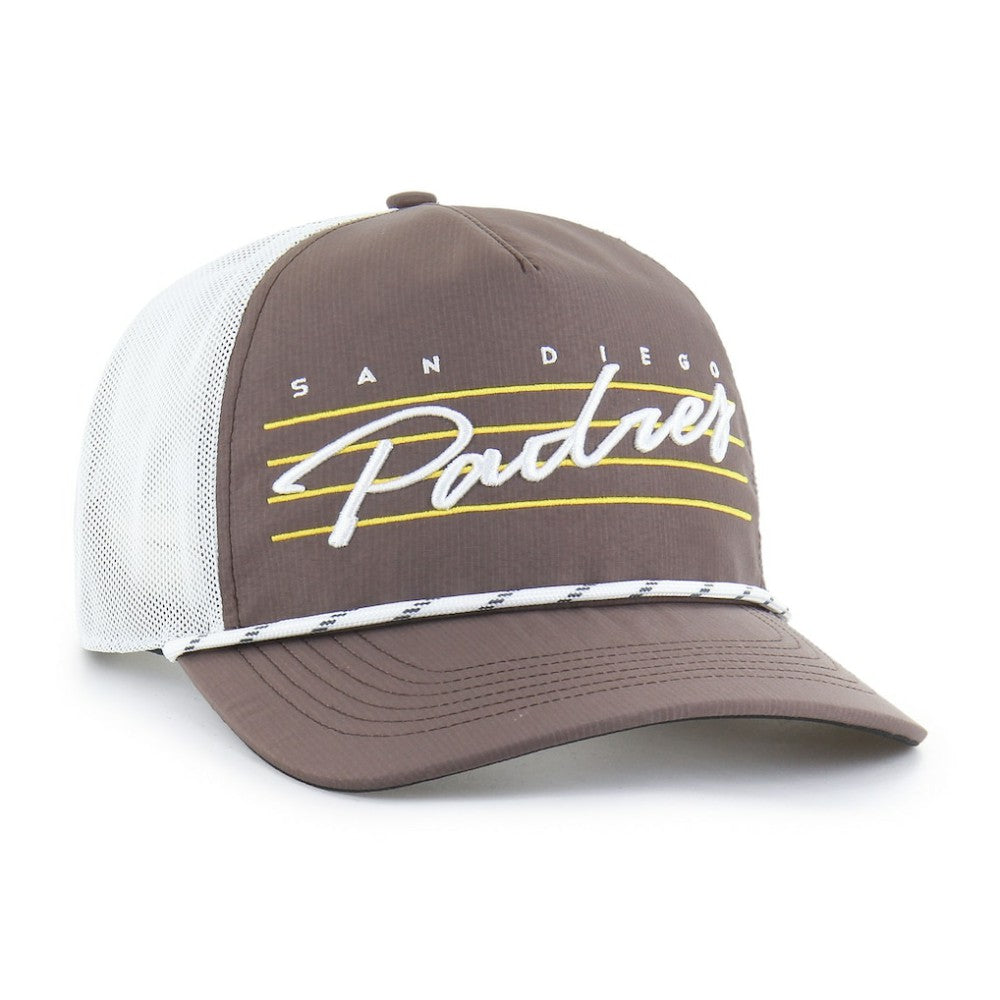 San Diego Padres '47 Brrr Downburst Mesh Hitch Adjustable Hat - Brown Hats