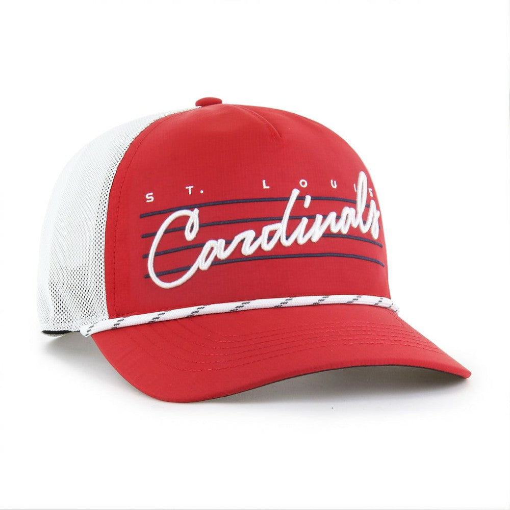 St. Louis Cardinals '47 Brrr Downburst Mesh Hitch Adjustable Hat - Red Hats