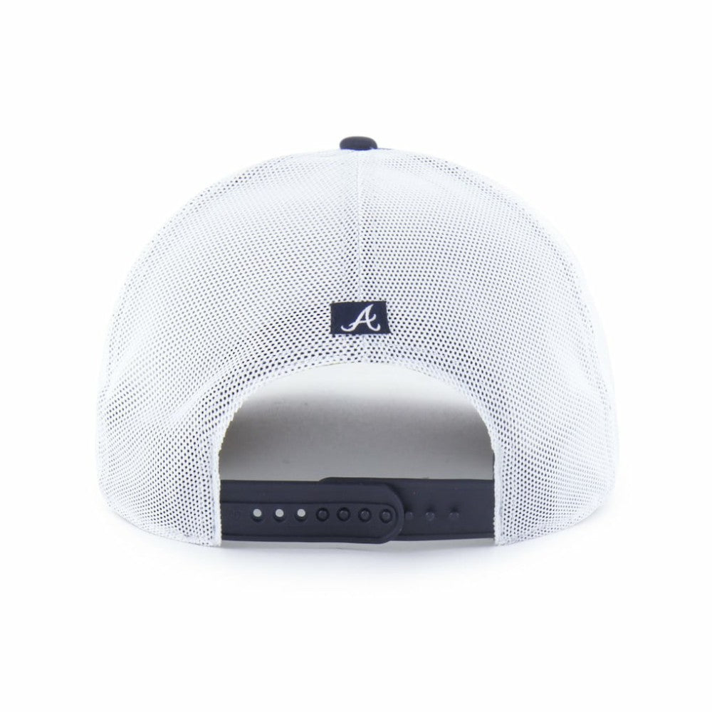 Atlanta Braves '47 Brrr Downburst Mesh Hitch Adjustable Hat - Navy Hats