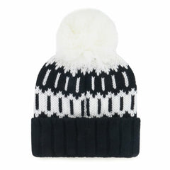 Chicago White Sox '47 Women's Felicity Cuffed Knit Hat with Pom - Black Hats