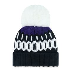 Colorado Rockies '47 Women's Felicity Cuffed Knit Hat with Pom - Black Hats