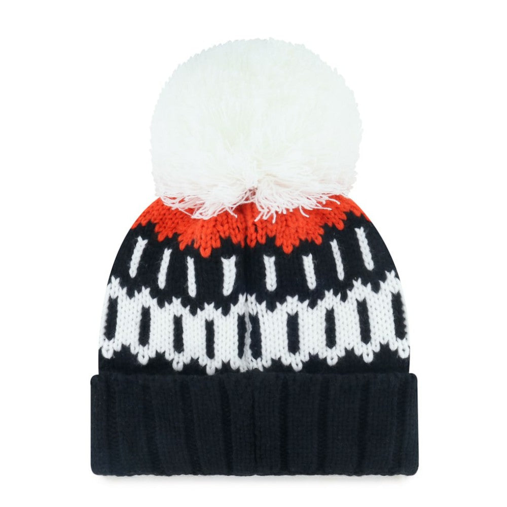 San Francisco Giants '47 Women's Felicity Cuffed Knit Hat with Pom - Black Hats