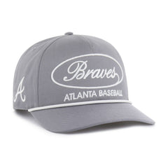 Atlanta Braves '47 Foundational Hitch Adjustable Hat - Gray Hats