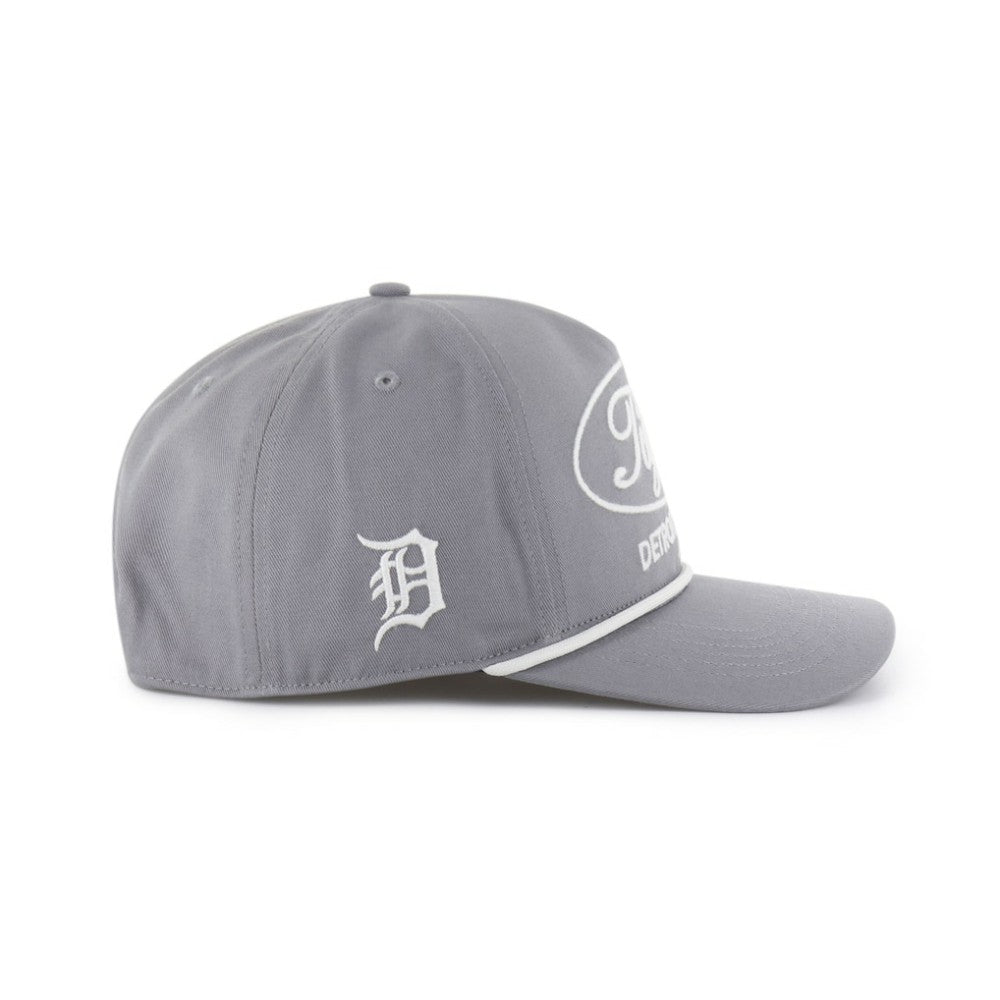 Detroit Tigers '47 Foundational Hitch Adjustable Hat - Gray Hats