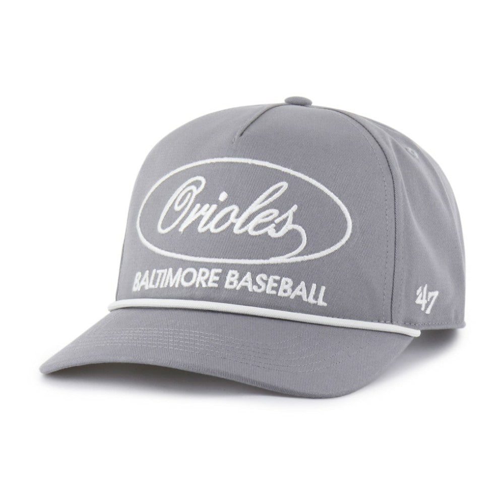 Baltimore Orioles '47 Foundational Hitch Adjustable Hat - Gray Hats