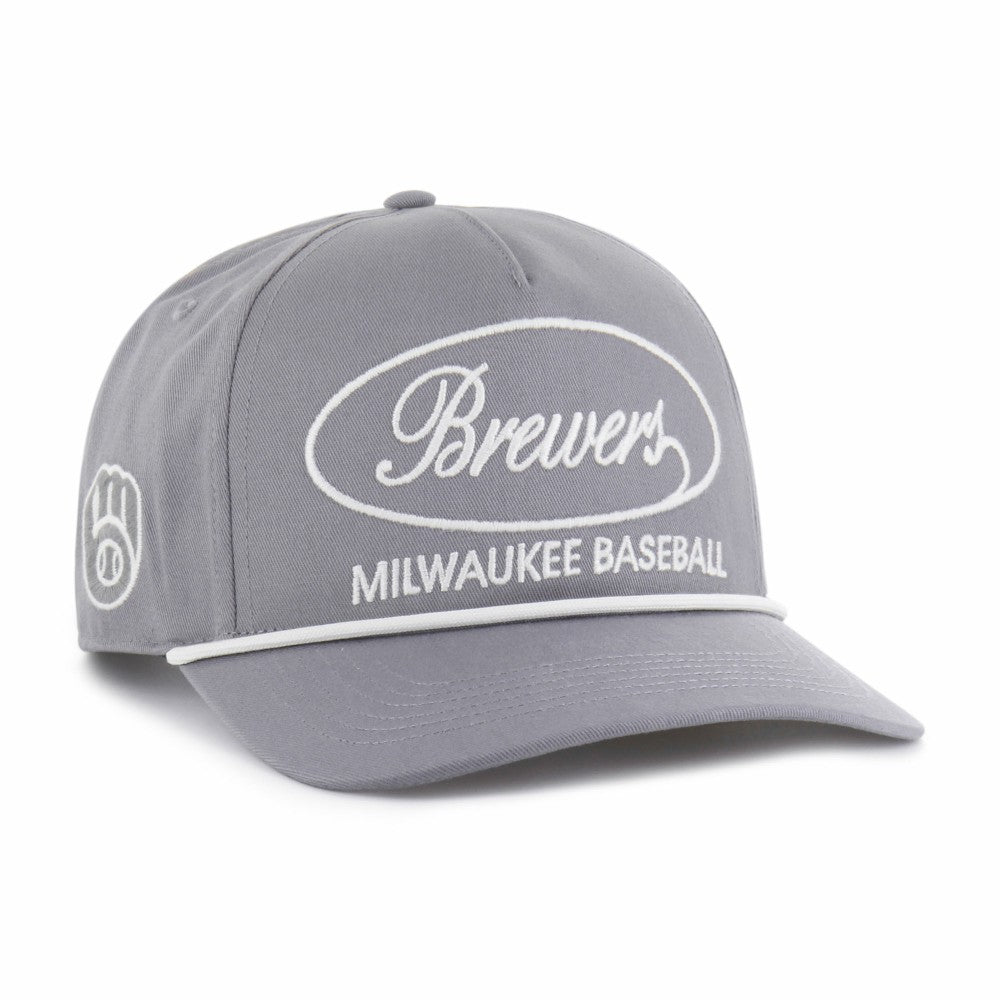 Milwaukee Brewers '47 Foundational Hitch Adjustable Hat - Gray Hats