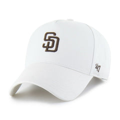 San Diego Padres '47 Foundational Pinch Offside Adjustable Hat - White Hats