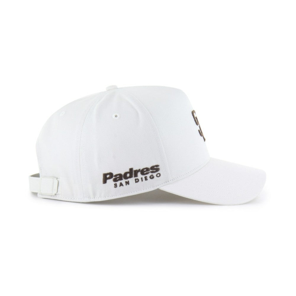 San Diego Padres '47 Foundational Pinch Offside Adjustable Hat - White Hats
