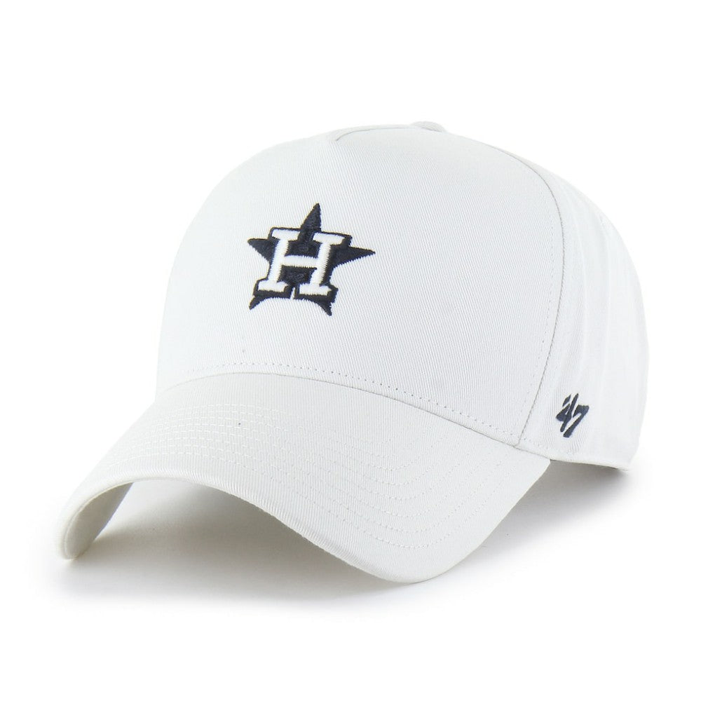 Houston Astros '47 Foundational Pinch Offside Adjustable Hat - White Hats