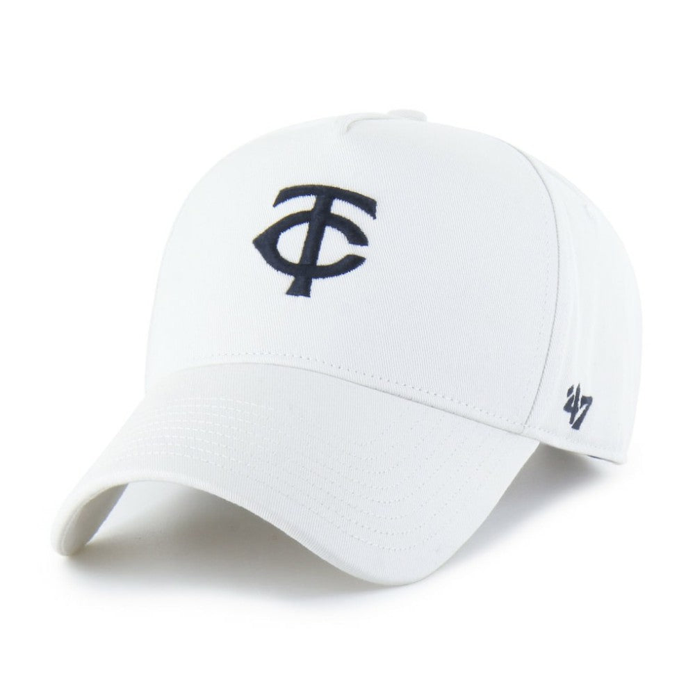 Minnesota Twins '47 Foundational Pinch Offside Adjustable Hat - White Hats