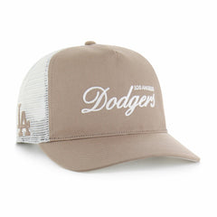 Los Angeles Dodgers '47 Foundational Mesh Hitch Adjustable Hat - Brown Hats