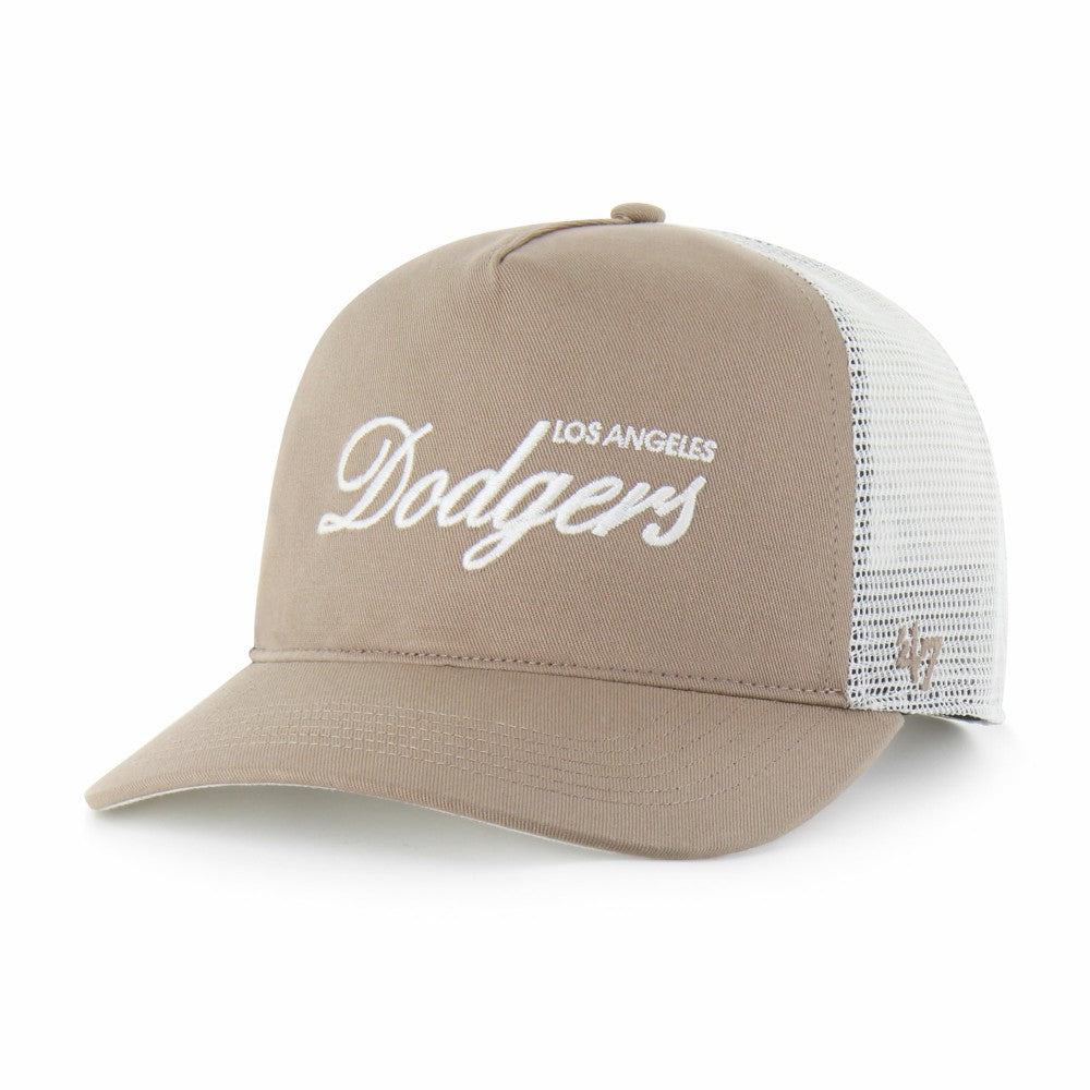 Los Angeles Dodgers '47 Foundational Mesh Hitch Adjustable Hat - Brown Hats