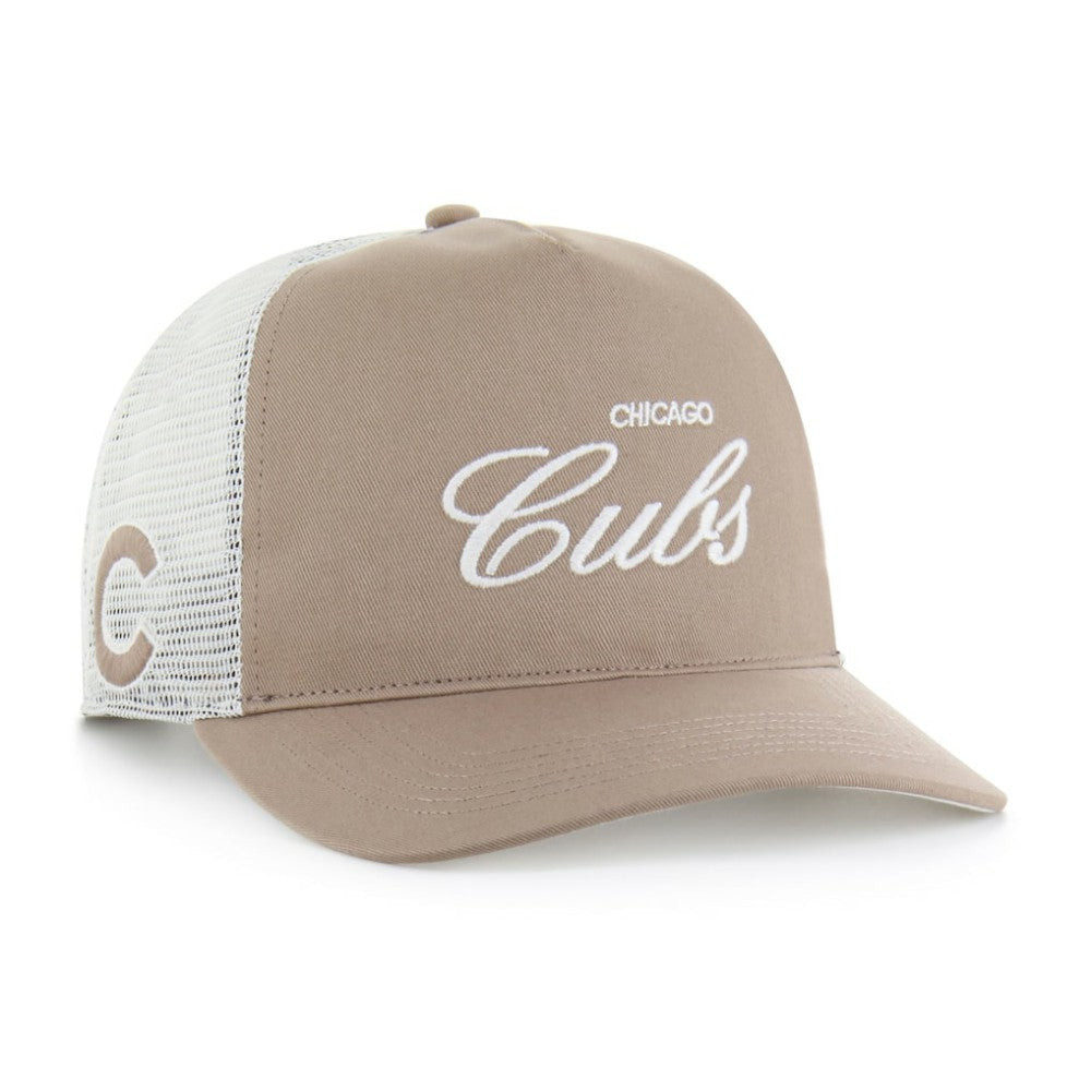 Chicago Cubs '47 Foundational Mesh Hitch Adjustable Hat - Brown Hats