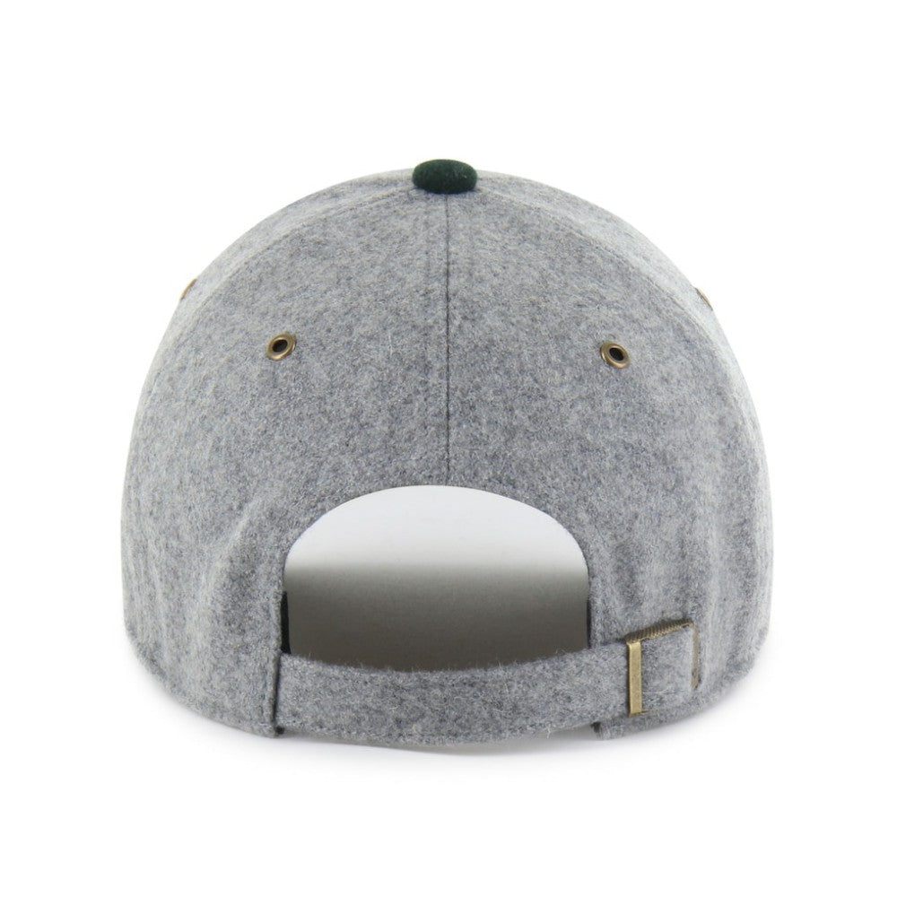 Athletics '47 Golden Age Wool Clean Up Adjustable Hat - Gray/Green Hats