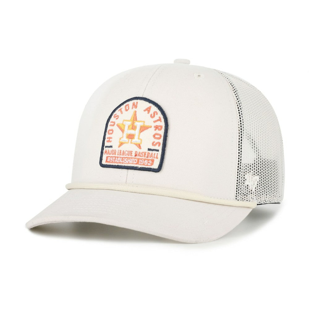 Houston Astros '47 Gravestone Adjustable Trucker Hat - Cream Hats