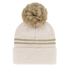 San Francisco Giants '47 Women's Latte Cuffed Knit Hat with Pom - Natural Hats