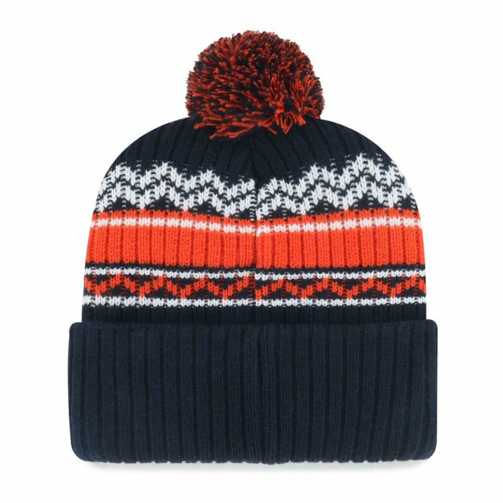 Houston Astros '47 Youth Polar Vortex Cuffed Knit Hat with Pom - Navy Hats