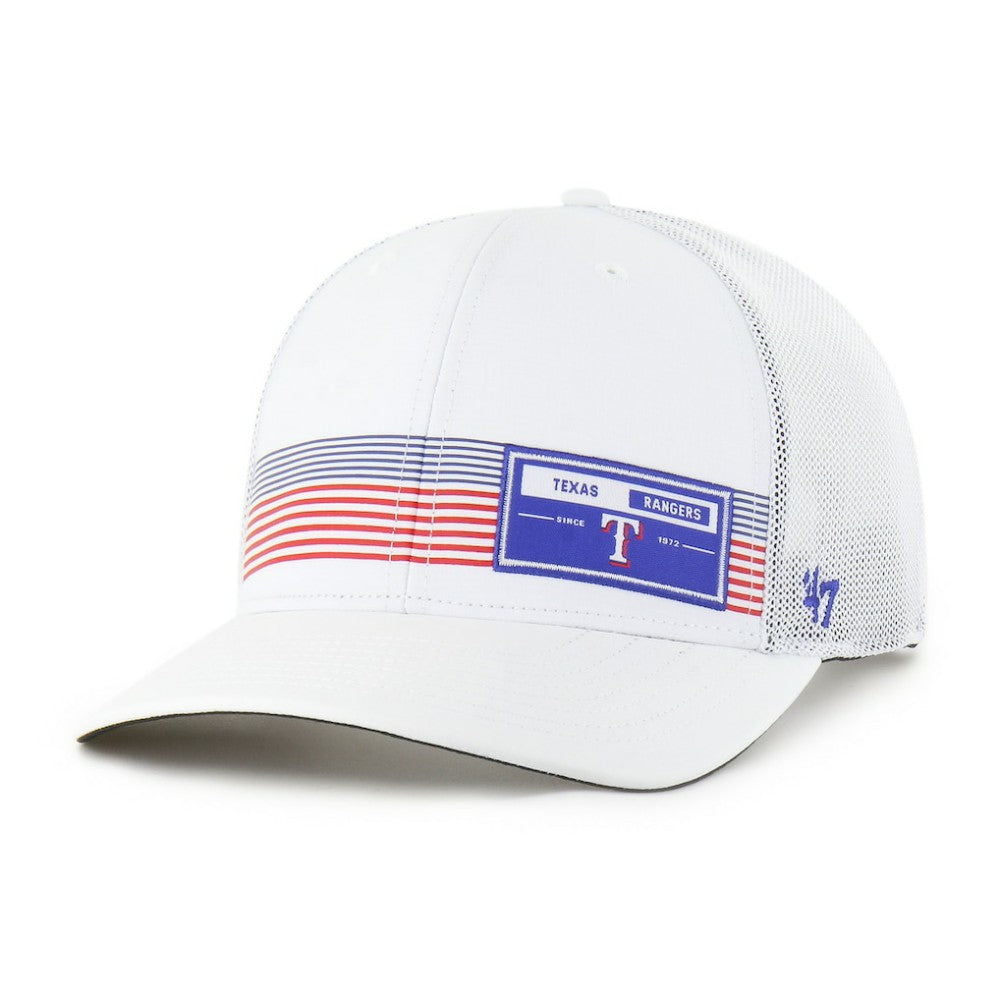 Texas Rangers '47 Rangefinder brrr Trucker Adjustable Hat - White Hats
