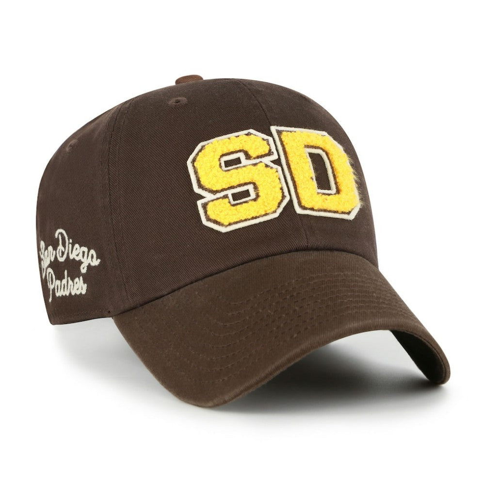 San Diego Padres '47 Women's Zoey Clean Up Adjustable Hat - Brown Hats